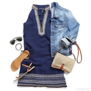 THML Navy Chana Dress (Stitch Fix)